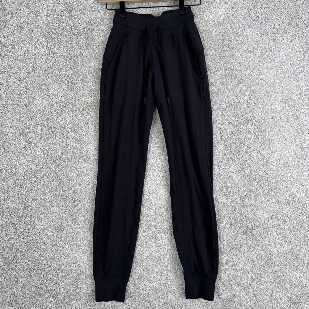 Lululemon Ready To Rulu Pant Women's 0 Solid Black Joggers